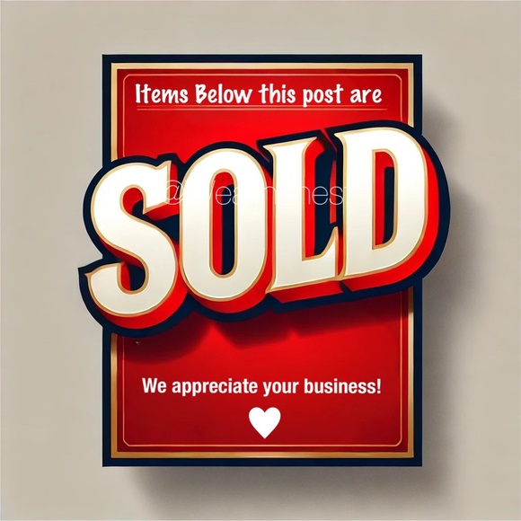 Hi! Items below this listing are already sold. We appreciate you checking us out - Picture 1 of 1